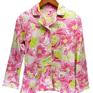 Lily Pulitzer pajamas worn once and the top was a little snug for me